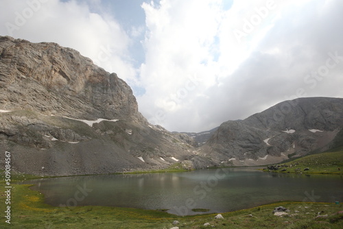  Karagol lake  in the heart of the Aladaglar national park  in the Taurus mountains  Nigde Province of Turkey