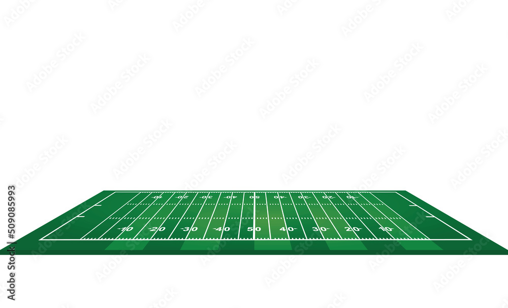 American football field. vector illustration American football field. vector illustration