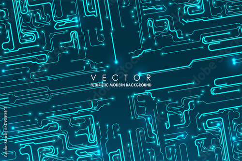 Abstract circuit board background