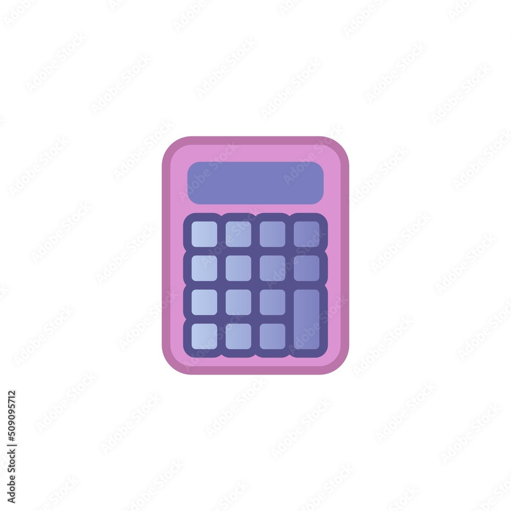 Calculator flat icon Calculator flat icon