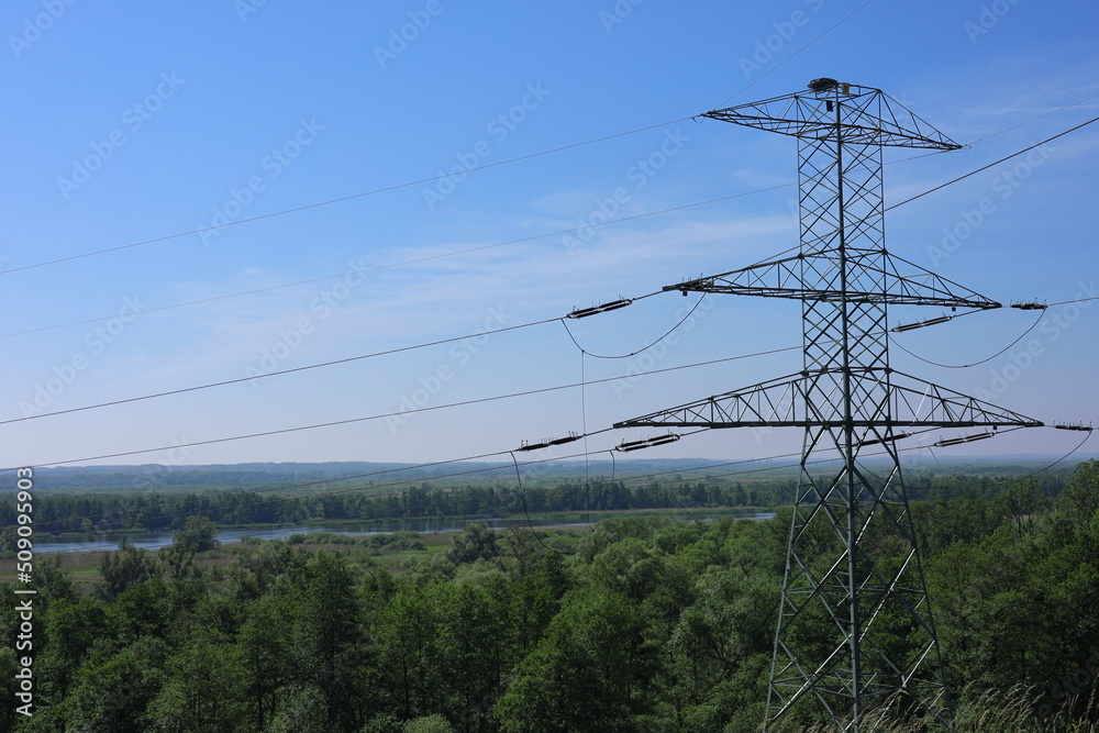 Obraz premium power lines