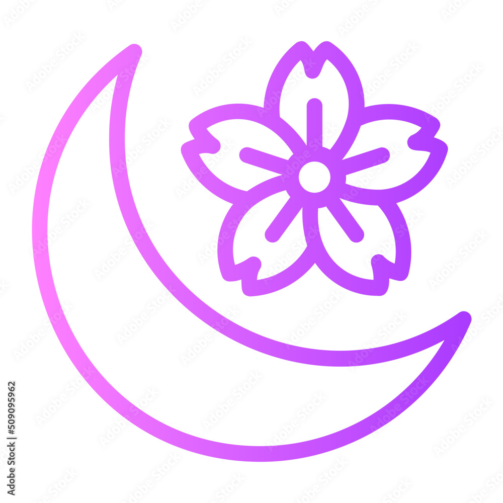 sakura gradient icon