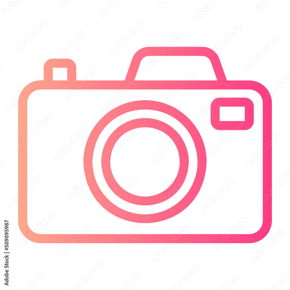 camera gradient icon camera gradient icon