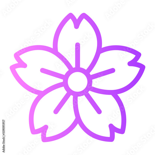 sakura gradient icon