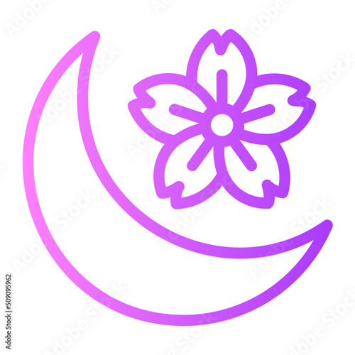 sakura gradient icon