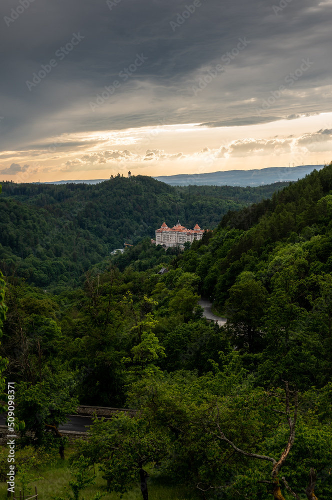 Karlovy Vary landscape after storm