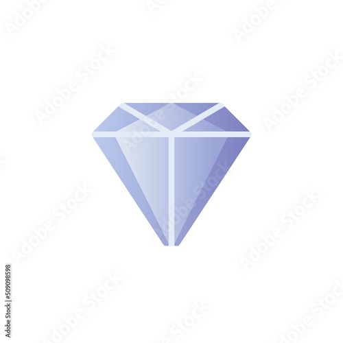 Diamond flat icon