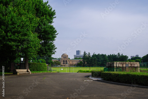 神宮外苑周辺の風景　霞町、新宿区、北青山、港区、東京、日本 © Tsubasa Mfg