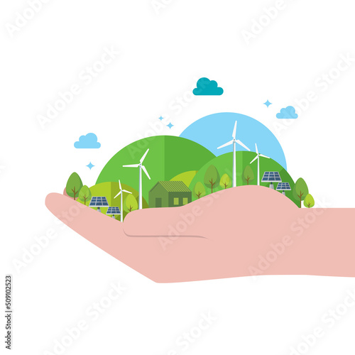 Nature and Eco friendly concept