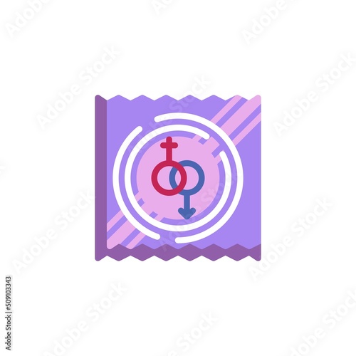 Sex education flat icon