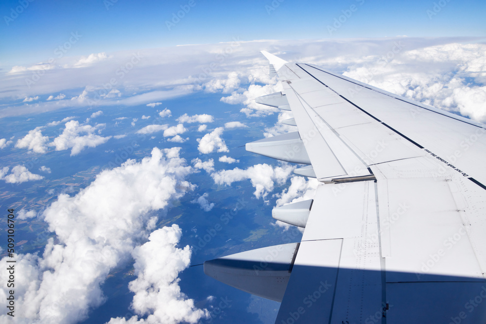 Fototapeta premium Flugreise über deutschland