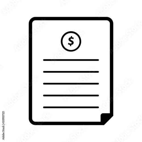 Black solid for price quote Icon