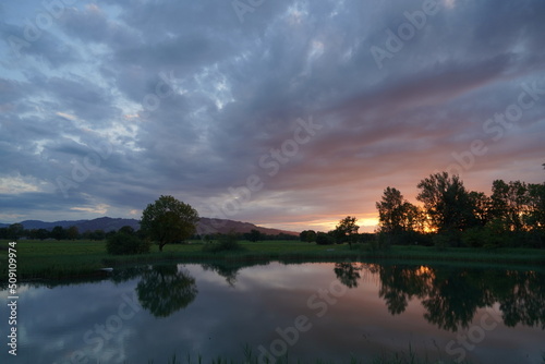 Dornbirner Ried Abendstimmung