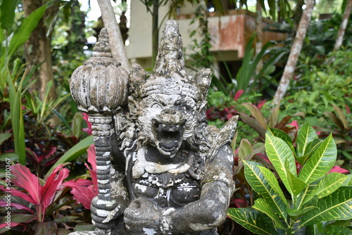 Monkey God Statue at Pura Gunung Kawi Sebatu, Bali