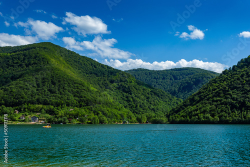 Mountain lake in the Balkan mountains. Bosnia and Herzegovina.