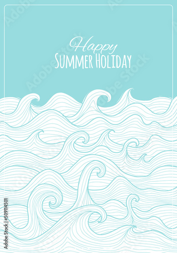 Abstract sea background for your design