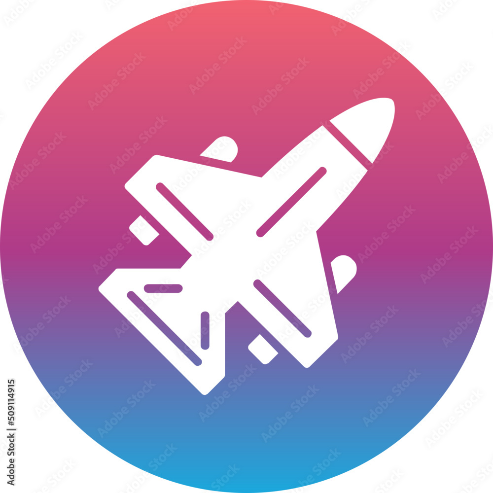Fototapeta premium jet Icon