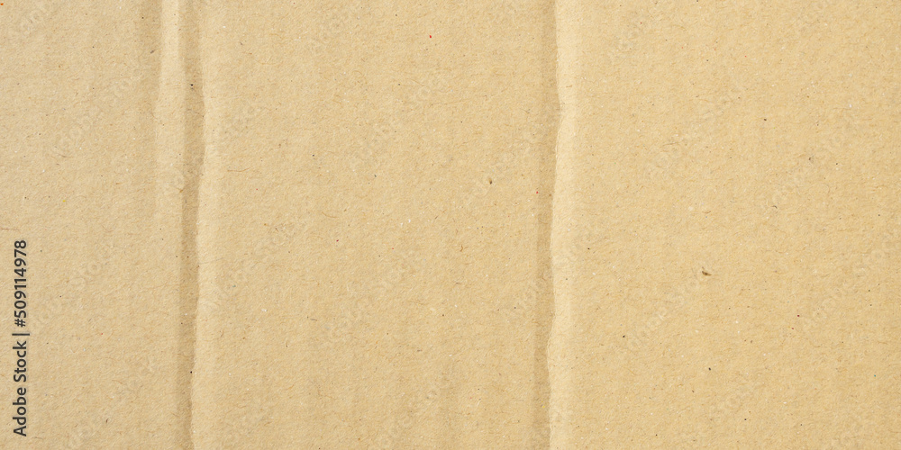 Fototapeta premium Old brown recycle cardboard box paper texture background