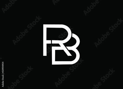 RB logo designed with letter R B in vector format.