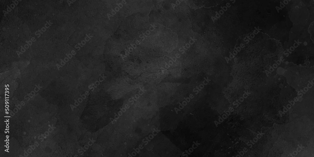 Dark black wall texture background. Blackboard. Grunge wallpaper