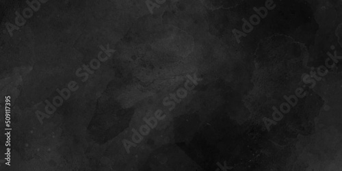Dark black wall texture background. Blackboard. Grunge wallpaper