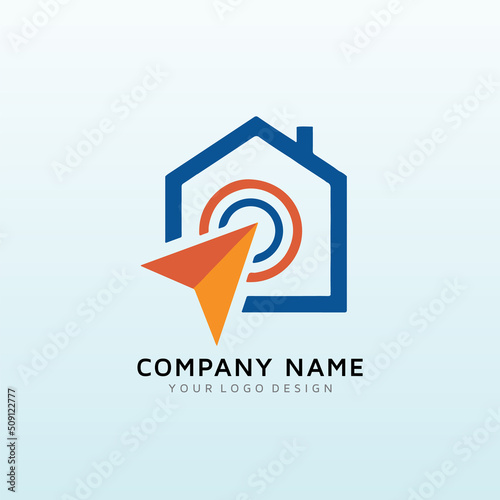 Click Mouse, Buy House real estate logo