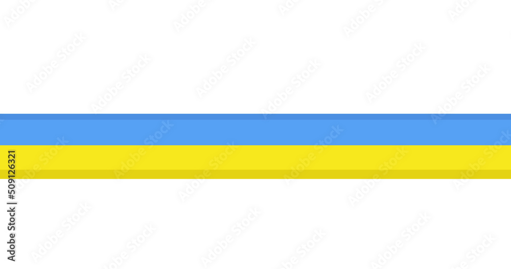 Image of dove over moving blue and yellow ukraine flag stripes Image of dove over moving blue and yellow ukraine flag stripes