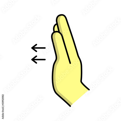 push icon design template vector illustration