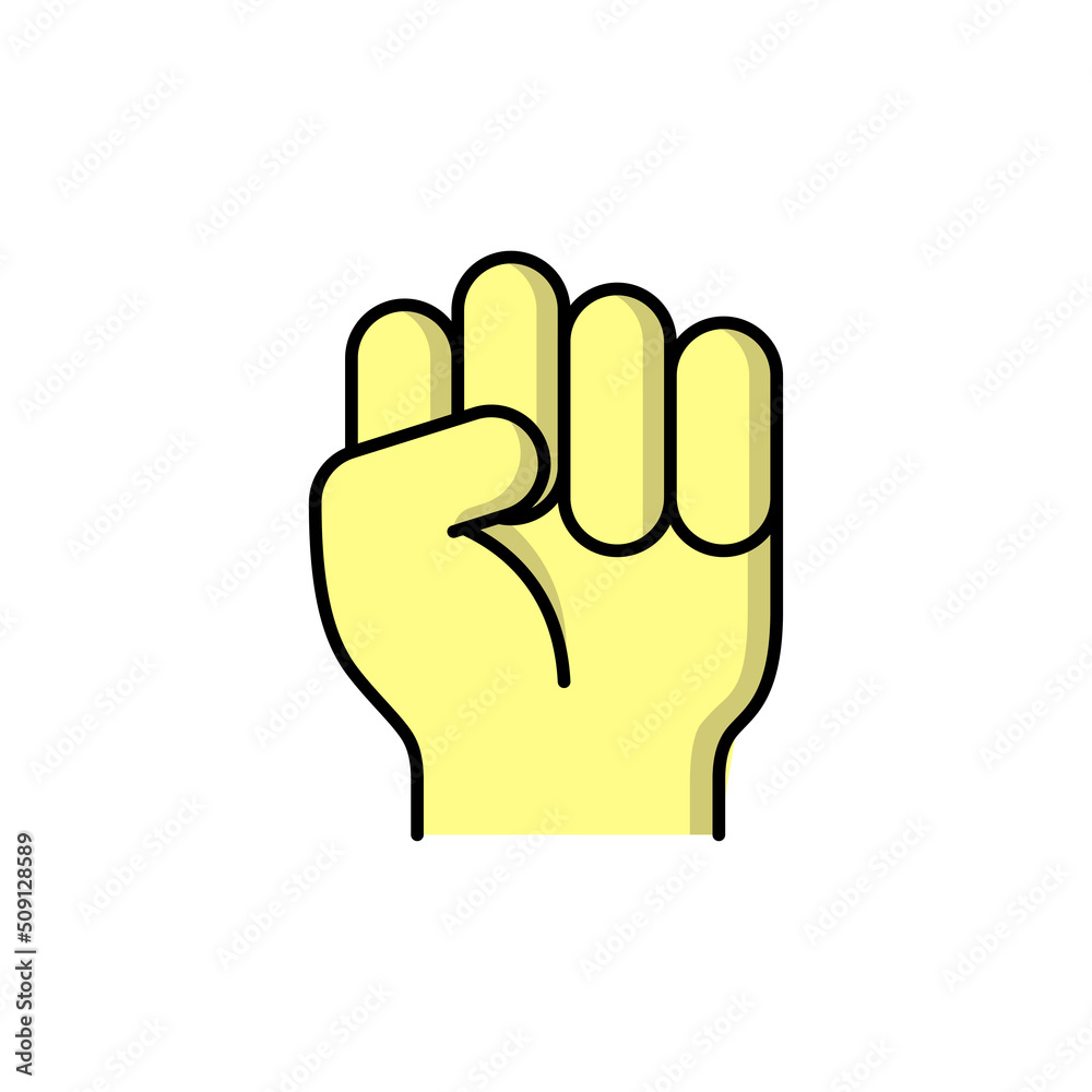 fist hand icon design template vector illustration fist hand icon design template vector illustration