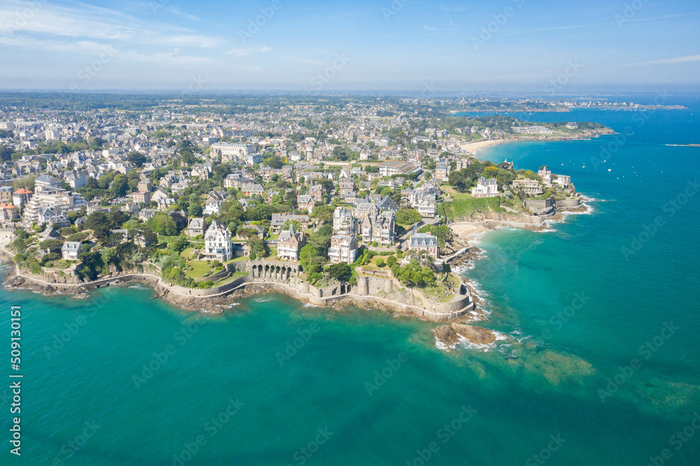 Dinard en Bretagne vue de drone