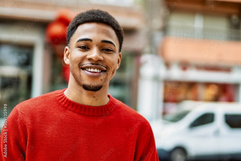 Handsome african american man outdoors Handsome african american man outdoors