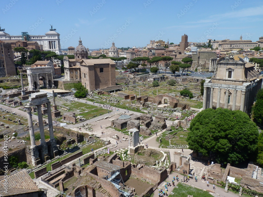 Rome: Roman Forum from the Palatine Hill Rome: Roman Forum from the Palatine Hill