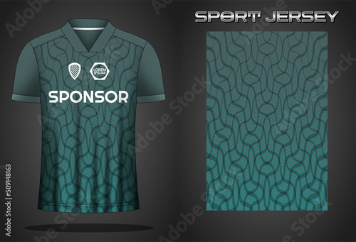 Soccer sport shirt jersey design template