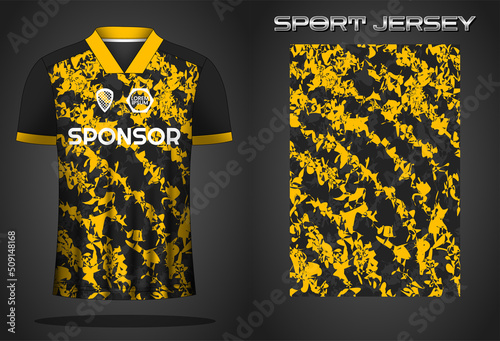 Soccer sport shirt jersey design template