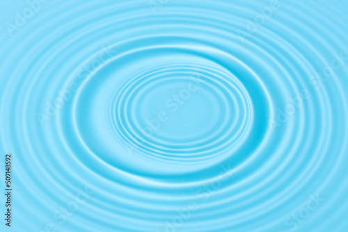 Water surface background texture with circle water ripple waves. Water blue abstract wallpaper