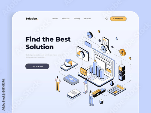 Landing Page Template - Solution