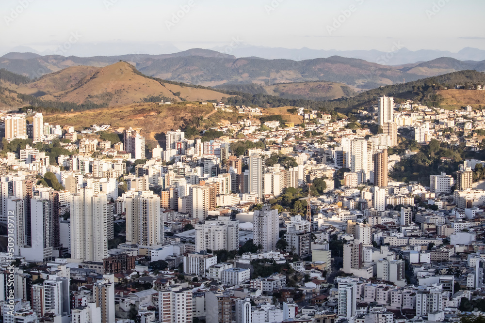 View of downtown Juiz de Fora, Brazil.