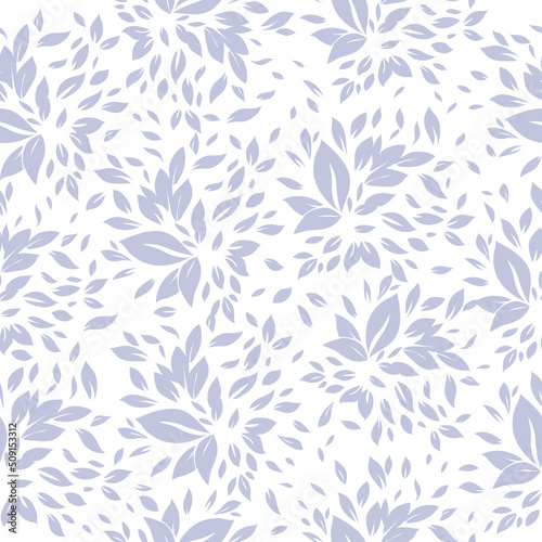 Background seamless with leaves. Vector illustration