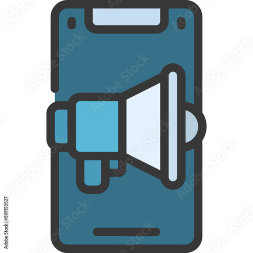 Mobile Marketing Icon