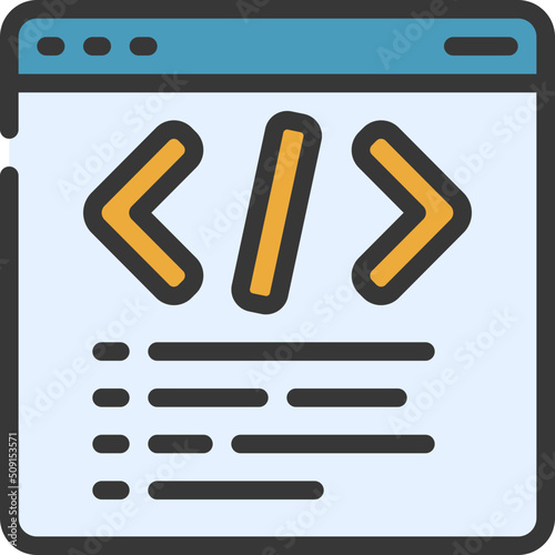 Website Code Icon