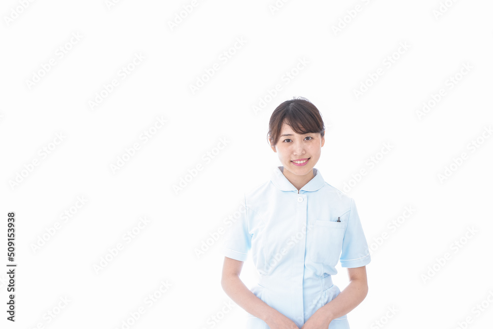 おじぎをするナース おじぎをするナース