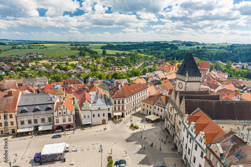 Jan Zizka square in city of Tabor in the Czech Republic photo
