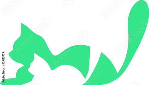 Cat pet logo icon negative space style vector image | Pet Logo | Cat Logo | logo design