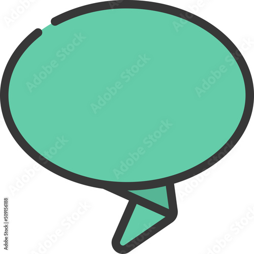 Circular message Icon