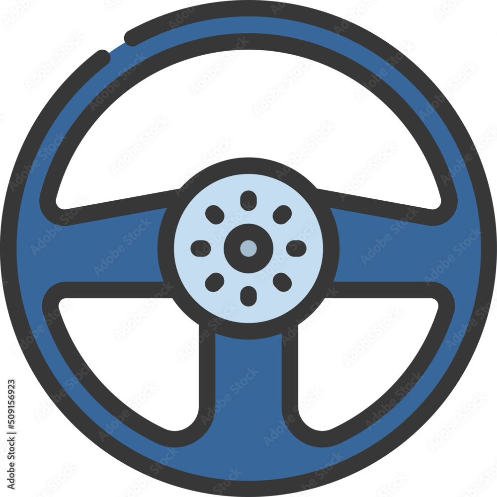 Fototapeta premium Steering Wheel Icon