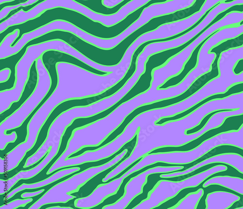 pattern with waves