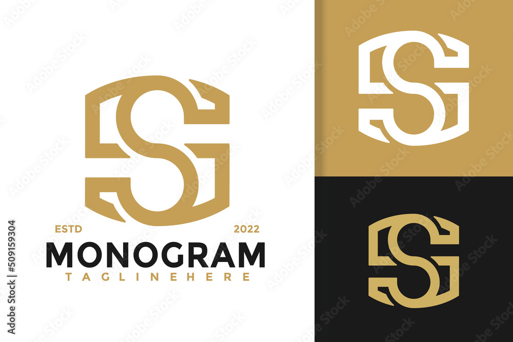 Letter S Monogram Logo Design Vector Template Letter S Monogram Logo Design Vector Template
