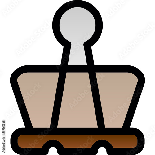 6 - Binder Clip Icon