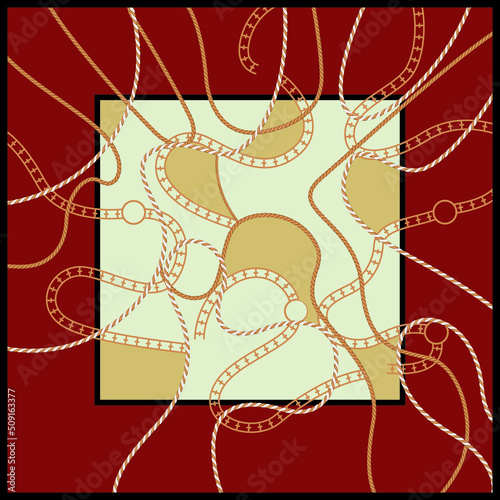 The fashionable scarf style design