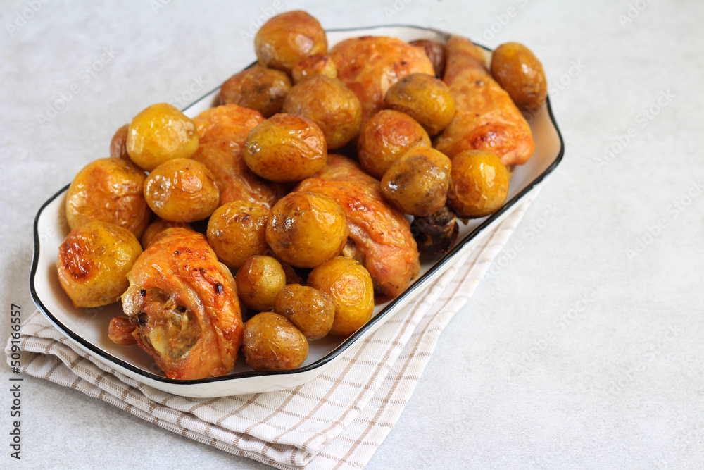 Roast chicken drumsticks Roast chicken drumsticks